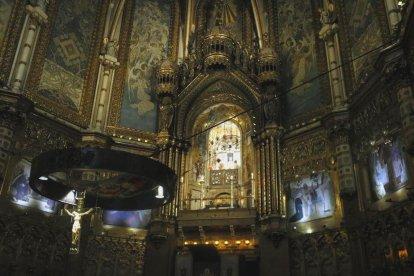 Montserrat treu a la llum plànols inèdits de la reconstrucció de la basílica en què va intervenir Gaudí