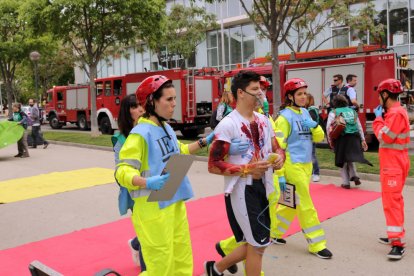 Més de 300 persones participen en el simulacre de dues catàstrofes amb múltiples víctimes