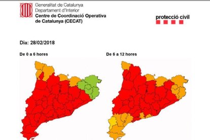 Protecció Civil alerta d'un episodi de neu «sever» i generalitzat a tot el territori a partir de dimarts al vespre