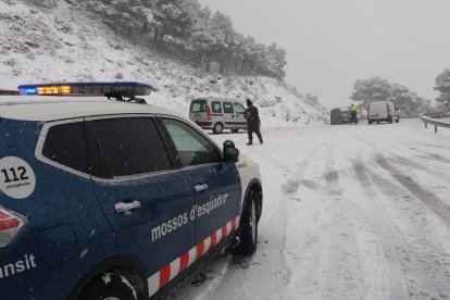 L'interior del Camp de Tarragona es desperta nevat