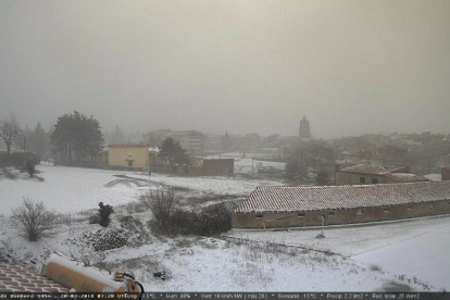 La neu torna a fer acte de presència a l'Alt Camp, Baix Camp i la Conca