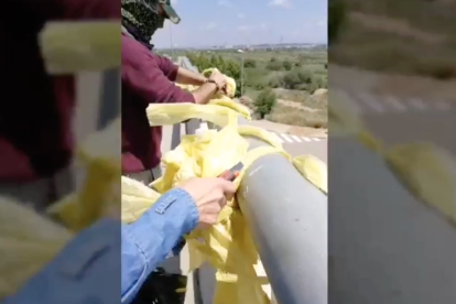 Resistència Alta Tabarnia vuelve a actuar en el territorio