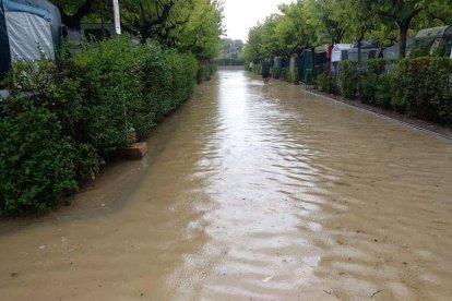 Les pluges causen inundacions i provoquen incidències a les carreteres del Camp de Tarragona