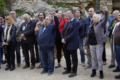 Imagen de la Ofrenda Floral del Monumento a Pablo Iglesias en el Camp de Mart de Tarragona.