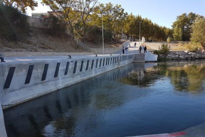 El nou embarcador de Tortosa.