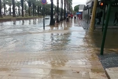 Les pluges comencen a causar estralls al Camp de Tarragona