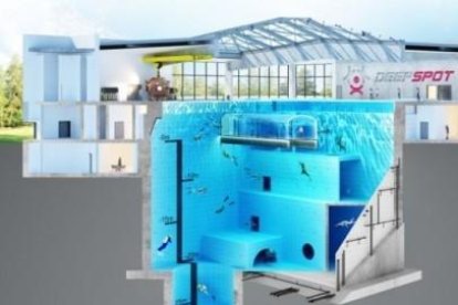 Així és la piscina més profunda del món, que obrirà aquest any en Polònia