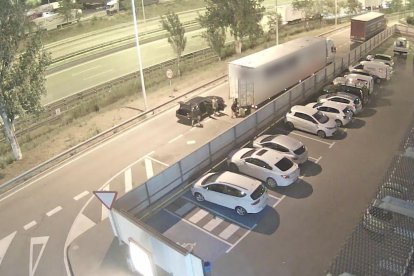 banda, robatori camions, Ap-7, penedès, mossos