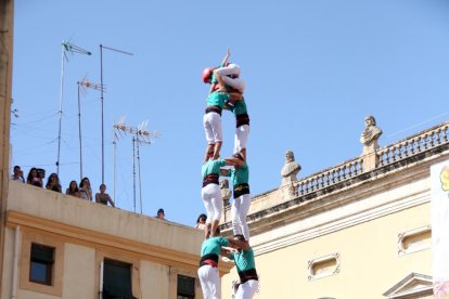 festividad castellera, primera ronda, castillos, Santa Tecla, Segadores, Tarragona