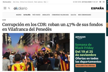 El CDR de Vilafranca denuncia el robatori de la caixa de resistència per part d'una de les seves integrants