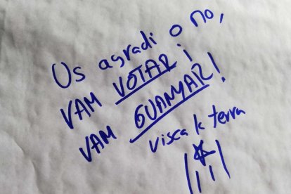 Tarragona conmemora el aniversario del 1-O