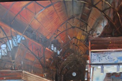 Obra que va rebre el segon premi, realitzada per Julio Garcia.