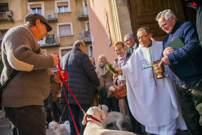 El Gremi de Pagesos compleix amb la tradició de beneir les mascotes