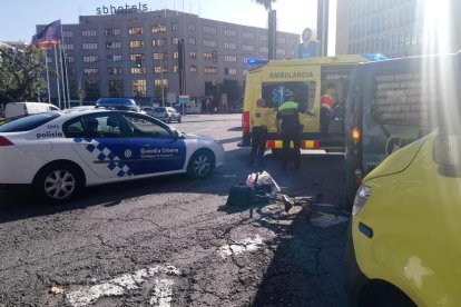 Herido un ciclista después de sufrir un accidente en la Imperial Tarraco