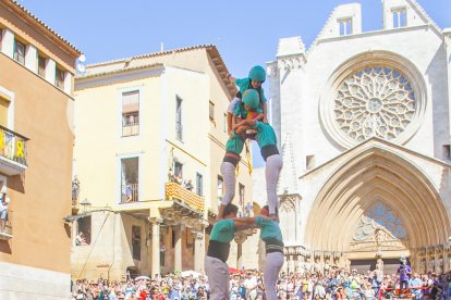 La diada de la Mercè tanca la Santa Tecla castellera