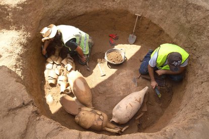 Descobreixen a Badalona restes d'una vil·la romana que exportava vi a tot l'imperi