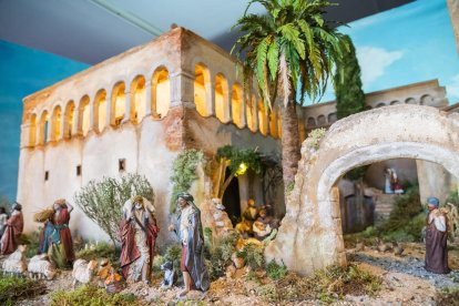 El diorama de Monnars recrea la cúpula de Mas Sorder con cáscara de huevo