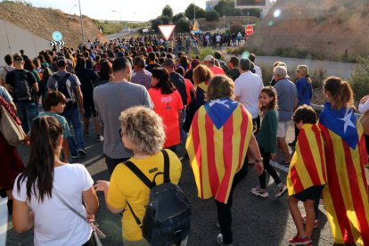 AP-7, protesta, Ampolla, manifestantes, corte|trozo, N-340, Antidisturbios, enfrentamiento