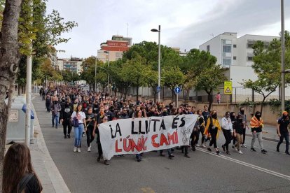 Unes 500 persones es manifesten pel centre de Tarragona