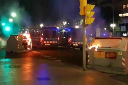 Disturbios, detenidos, tensión y caos en Tarragona