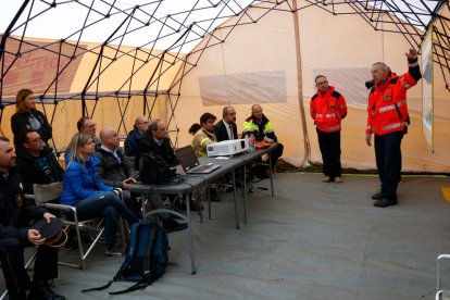 inundacions, Quim Torra, desaparegut, centre de comandament, Inuncat, president de la Generalitat, riuada, L'Espluga de Francolí