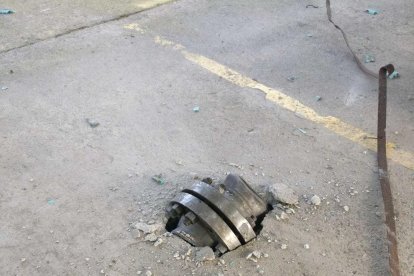 El proyectil, que impactó en Torreforta, recorrió entre 2 y 3 kilómetros haciendo una parábola