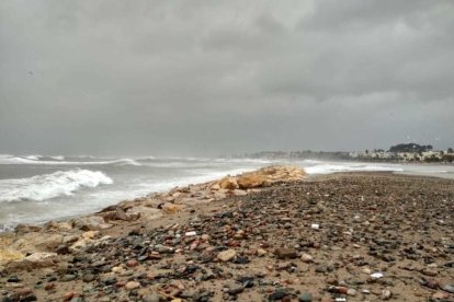 platja de Cambrils, temporal