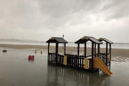 La platja de Salou desapareguda.