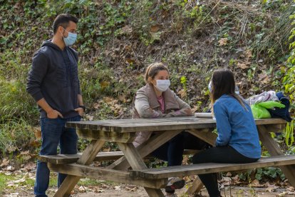 «Desconocía que estuviera prohibido comer al aire libre por la pandemia»