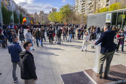 Tensión entre antifascistas y Vox por un acto con Ortega Smith en Reus