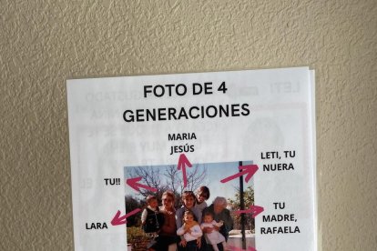 'Abuela, estas somos nosotros'