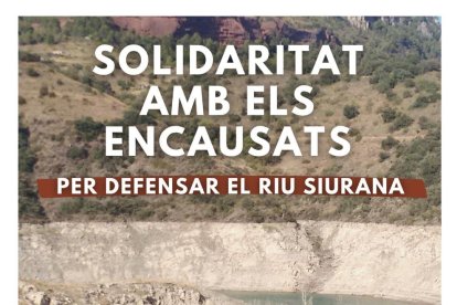Concentració de suport pels encausats en la protesta de defensa del riu Siurana