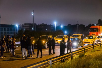 A-7, movilización, protesta, pablo Hasel, Tarragona