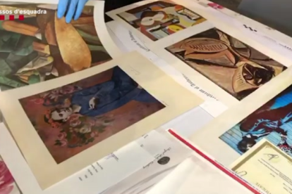 Detenido un falsificador de obras de arte que las vendía desde hace años por internet