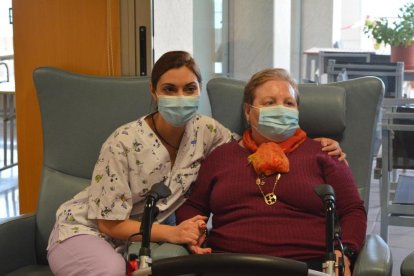 La Teresa Soria, la primera vacunada contra la covid-19 al Camp de Tarragona