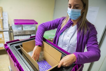 Un total de 20 enfermeras se ocupan de la vacunación a la región Campo de Tarragona