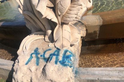 Nou acte vandàlic a la Font del Centenari de Tarragona