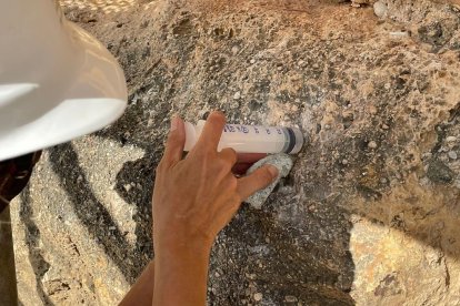 Finalitza la intervenció d'urgència a la Torre de Minerva de Tarragona