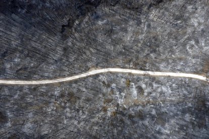 L'incendi de la Conca de Barberà i l'Anoia, a vista de dron