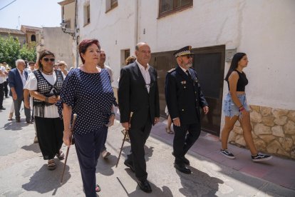 Creixell torna a treure la imatge de Sant Jaume en processó pels carrers