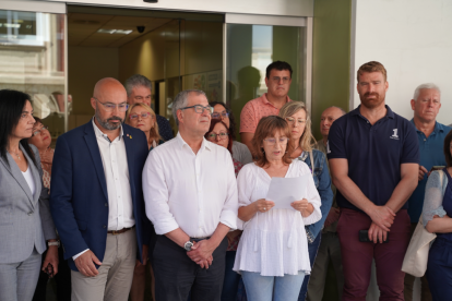 Concentraciones en el Sant Joan de Reus en rechazo de la imputación de Carmen Cabezas