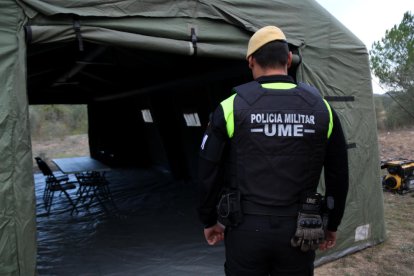 Despliegue policial para llevar a cabo un simulacro del PENTA en caso de accidente en la nuclear de Ascó