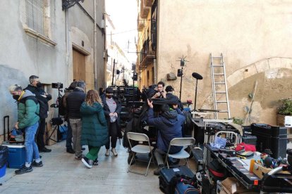 Tarragona acull el rodatge de la sèrie 'Bosé', dedicada a la vida del cantant