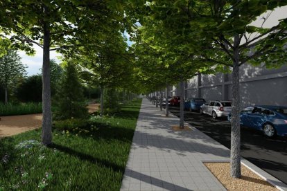 La Granja podria estrenar la barrera acústica vegetal a l'estiu de 2023