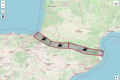 La ANC organiza una acción para iluminar las cumbres de los Pirineos