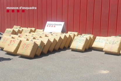 Detenidos tres hombres por introducir 1.380kg de hachís en el puerto de las Cases d'Alcanar