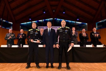 La policial del Vendrell celebra la seva Diada amb un acte de reconeixement als seus agents