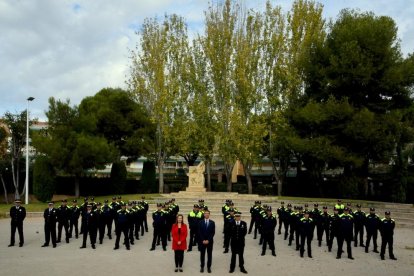 La policial del Vendrell celebra la seva Diada amb un acte de reconeixement als seus agents