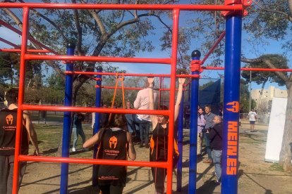 Reus ha inaugurado los nuevos parques de calistenia