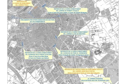 Aigües de Reus continua amb la renovació i reparació de les xarxes de sanejament